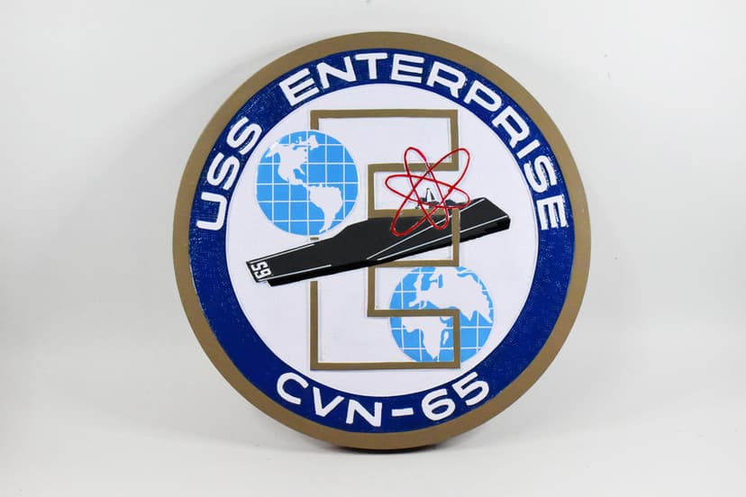 USS Enterprise (CVN-65) Plaque