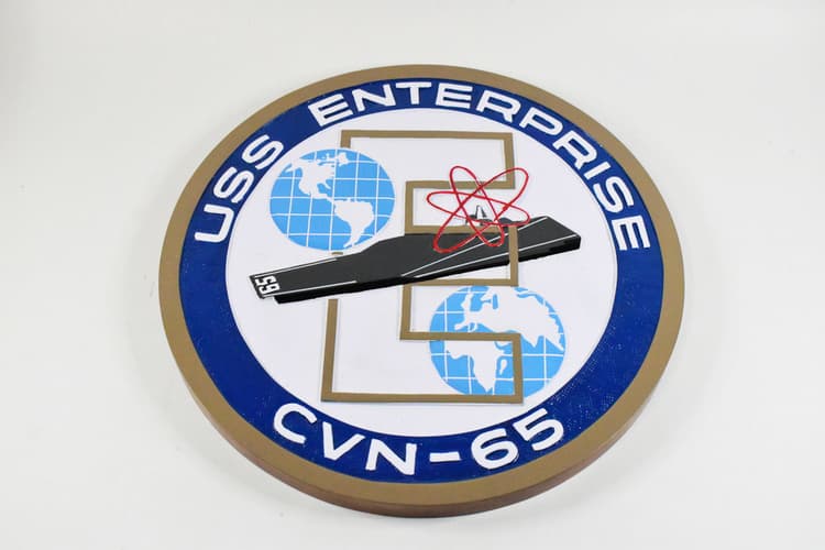 USS Enterprise (CVN-65) Plaque