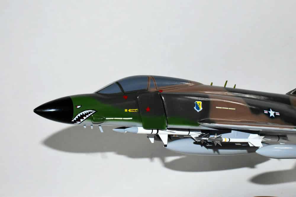 308th Fighter Squadron Emerald Knights F-4E (w/shark teeth) Model