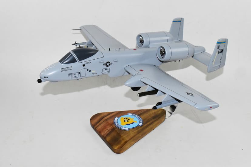 354th Fighter Squadron Bulldogs A-10 Warthog Model