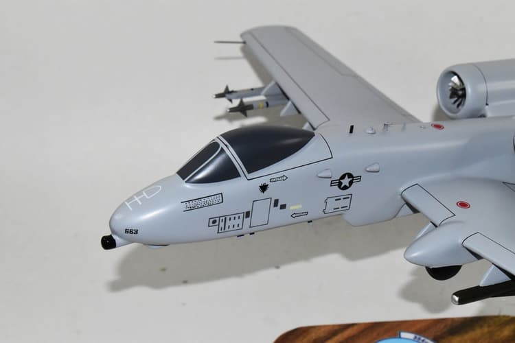 354th Fighter Squadron Bulldogs A-10 Warthog Model