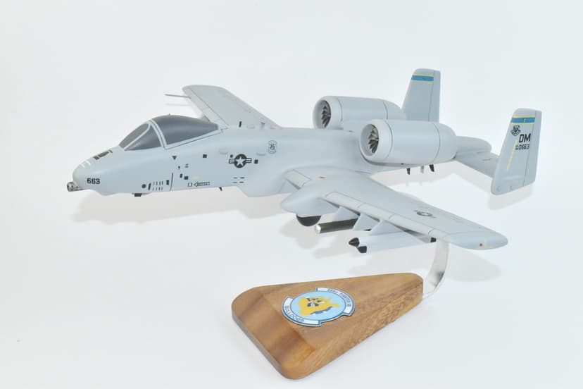 354th Fighter Squadron Bulldogs A-10 Warthog Model