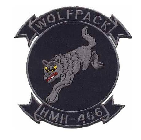 HMH-466 Wolfpack Patch – Plastic Backing