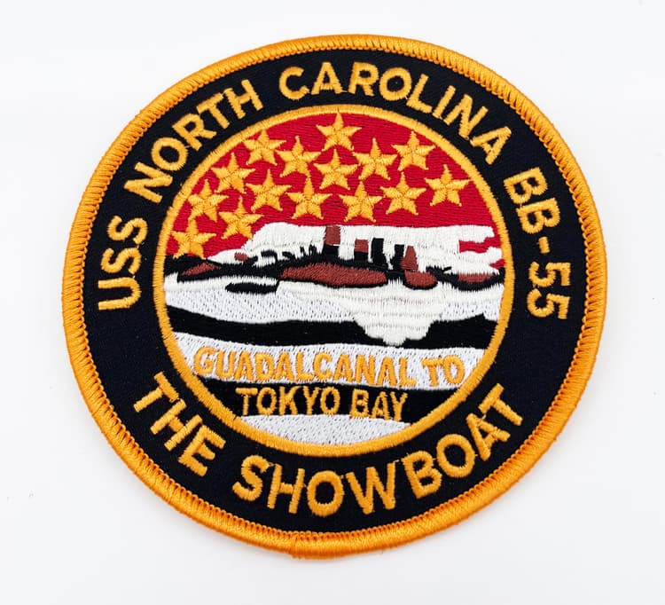 USS North Carolina BB-55 Patch – Sew On