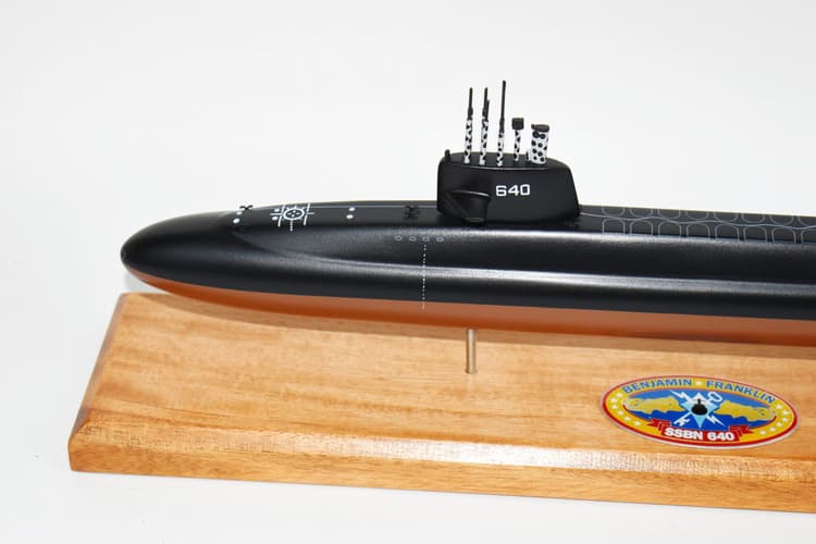 USS Benjamin Franklin SSBN-640 Submarine Model