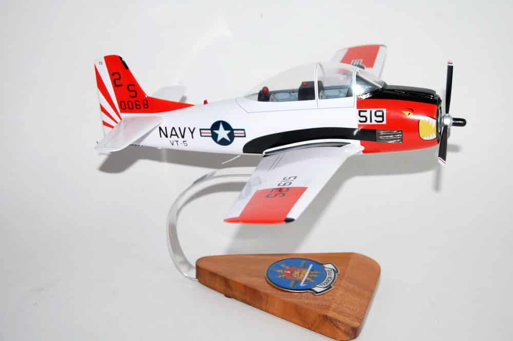 VT-5 Pussycats T-28c Trojan Model (with interior details)