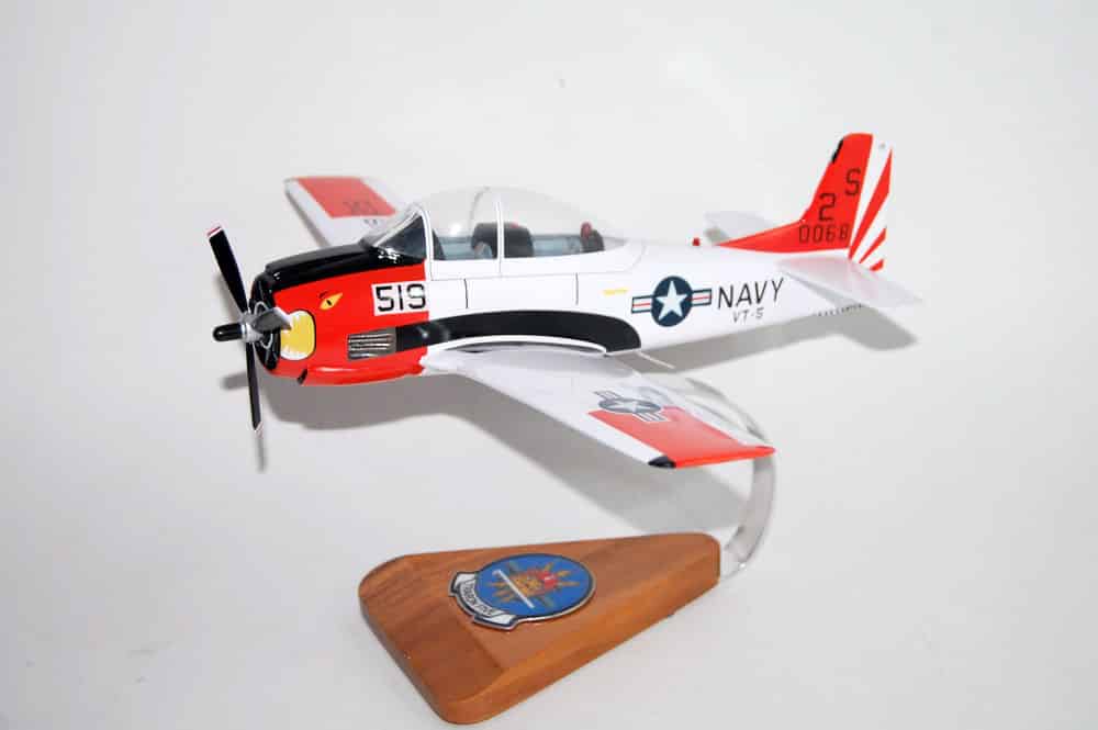 VT-5 Pussycats T-28c Trojan Model (with interior details)