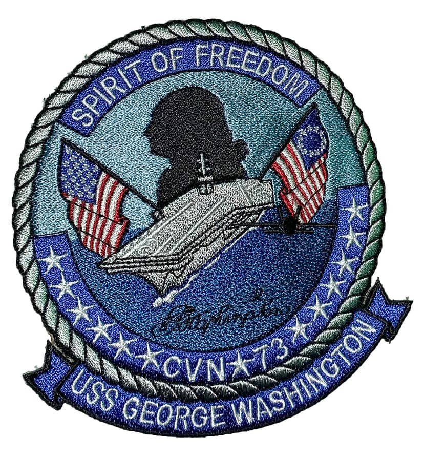USS George Washington CVN-73 Patch – Sew On