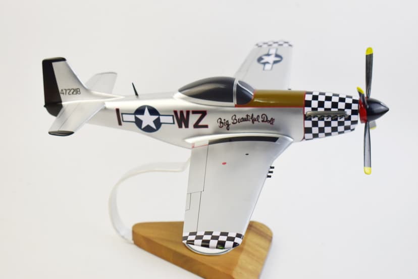 38th FS Big Beautiful Doll P-51 Mustang Model,