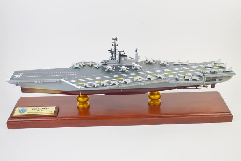 USS Midway (CV-41) Aircraft Carrier Model
