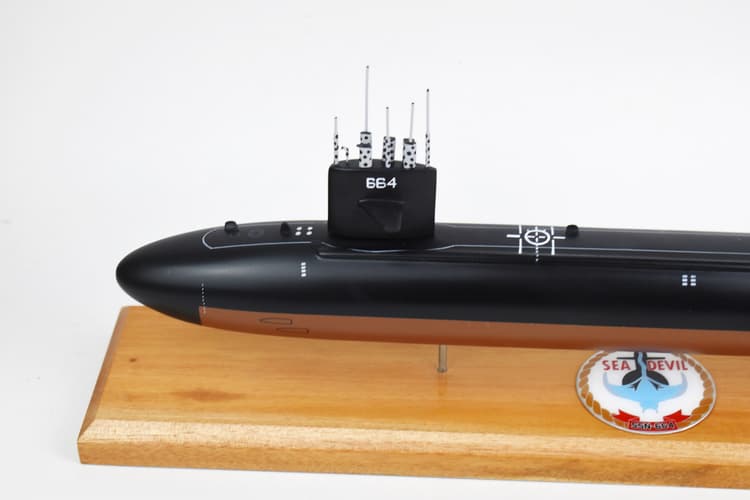 USS Sea Devil SSN-664 Submarine Model