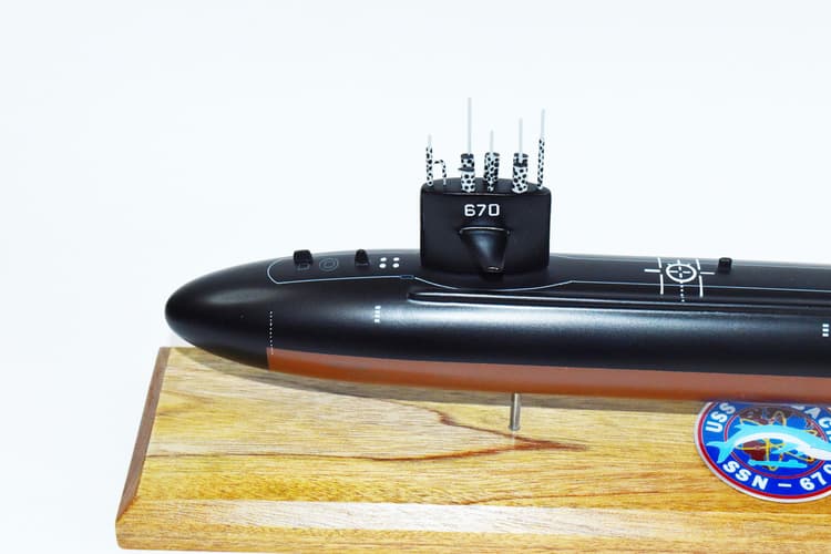 USS Finback SSN-670 Submarine Model