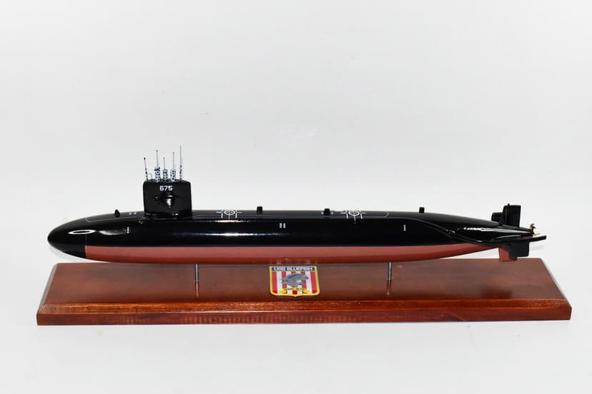 USS Bluefish SSN-675 Submarine Model