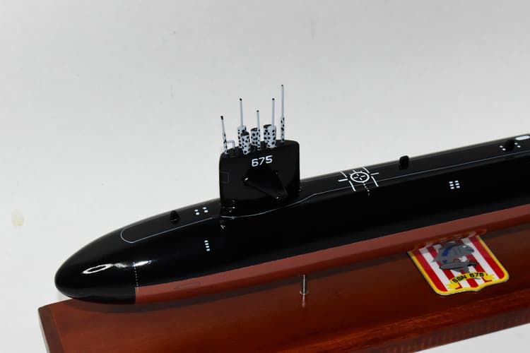 USS Bluefish SSN-675 Submarine Model