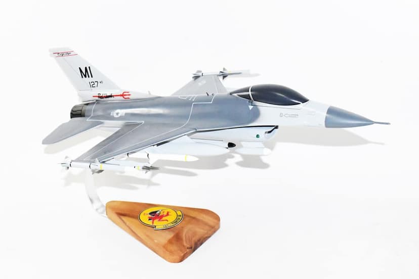107th Fighter Squadron F-16 Fighting Falcon Model