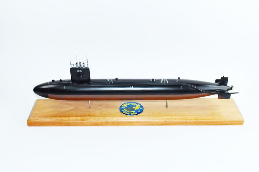 USS Hawkbill SSN-666 Submarine Model