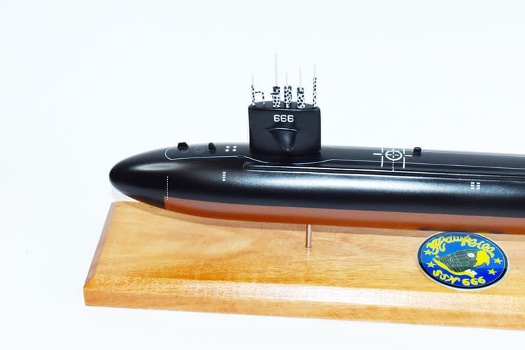 USS Hawkbill SSN-666 Submarine Model