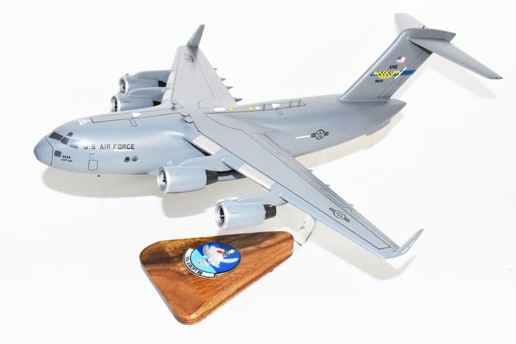 183d Airlift Squadron Mississippi ANG C-17 Model