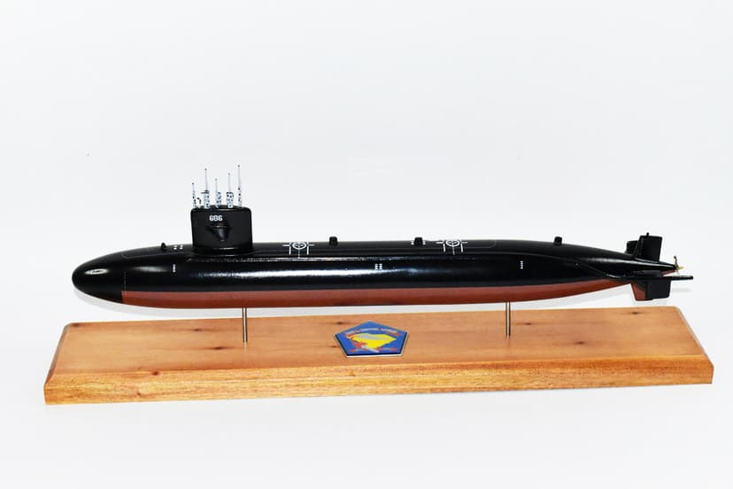 USS L. Mendel Rivers SSN-686 Submarine Model