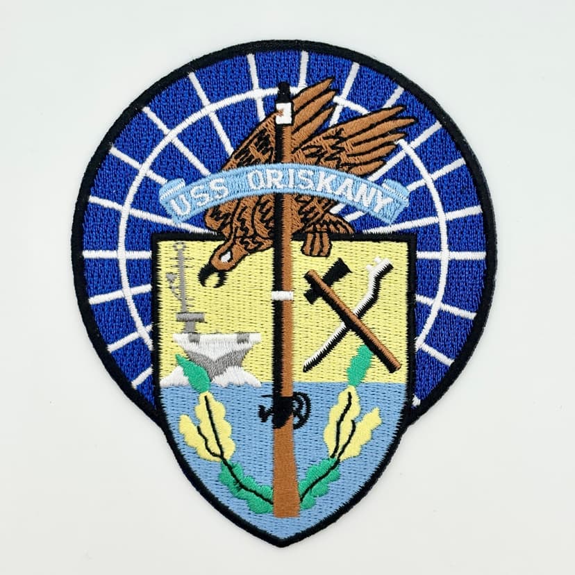 USS Oriskany (CV-34) Patch – Iron/Sew On, 4 in