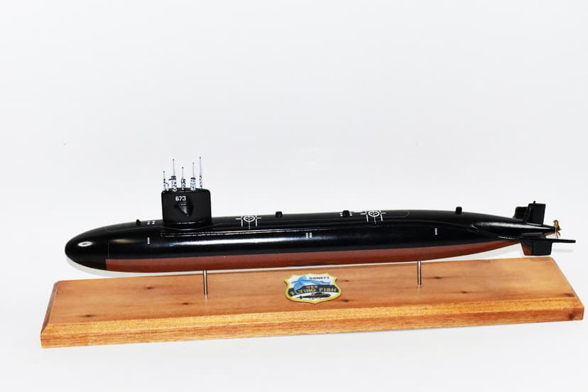 USS Flying Fish SSN-673 Submarine Model