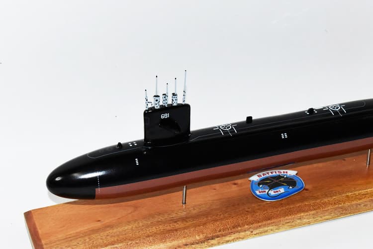 USS Batfish SSN-681 Submarine Model