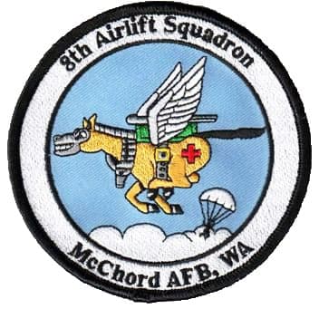 8th Airlift Squadron McChord AFB, WA Patch – Sew On