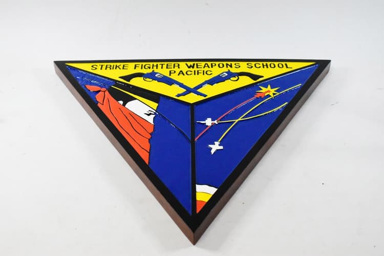 Strike Fighter Weapons School Plaque