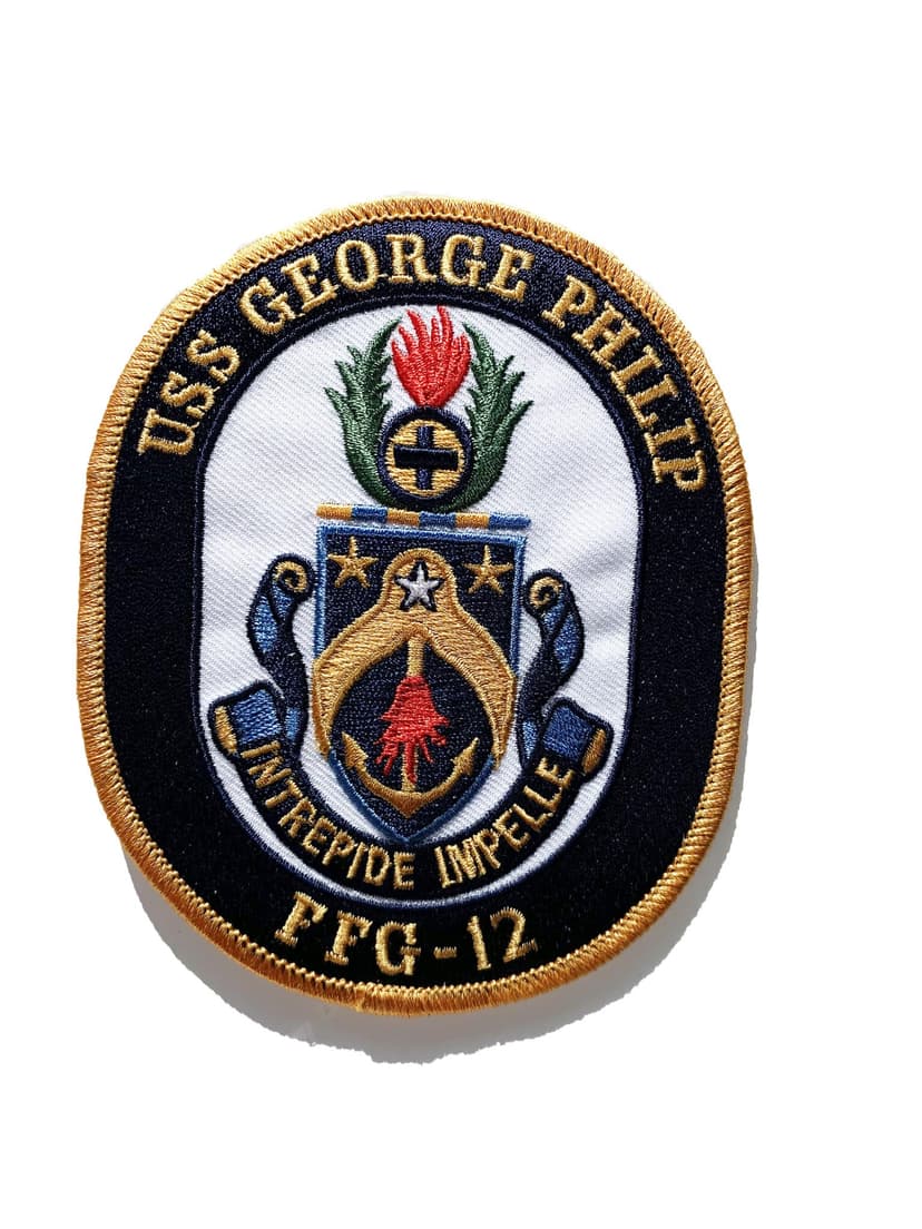 USS GEORGE PHILIP FFG-12 Patch – Sew On