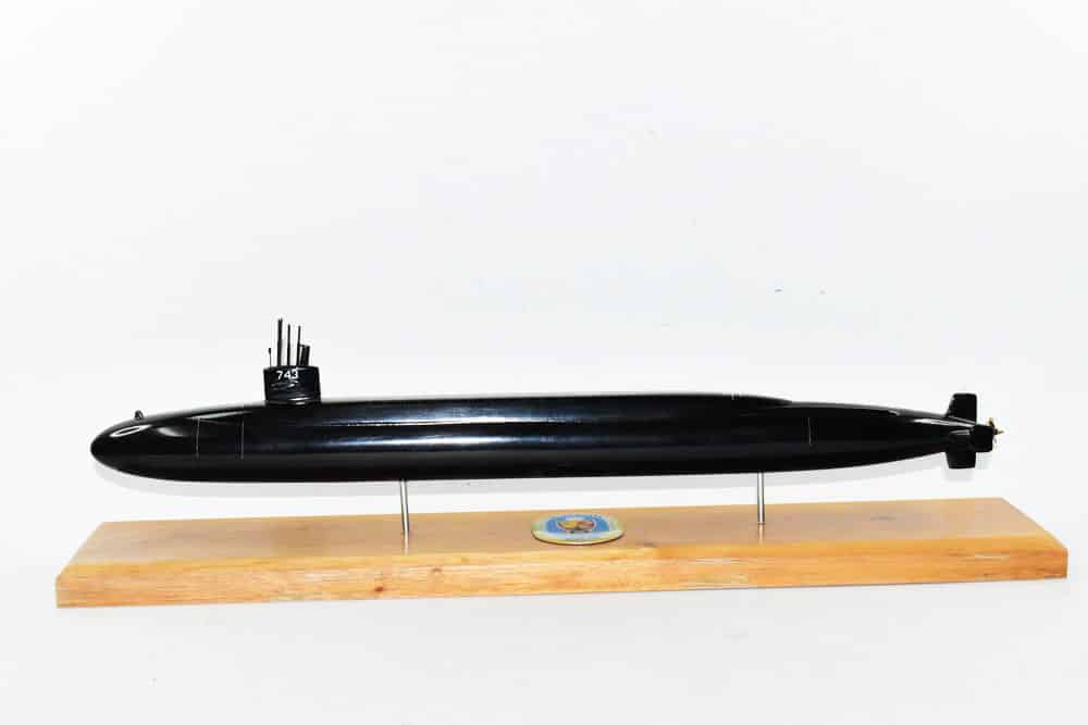 USS Louisiana SSBN-743 Submarine Model (Black Hull)