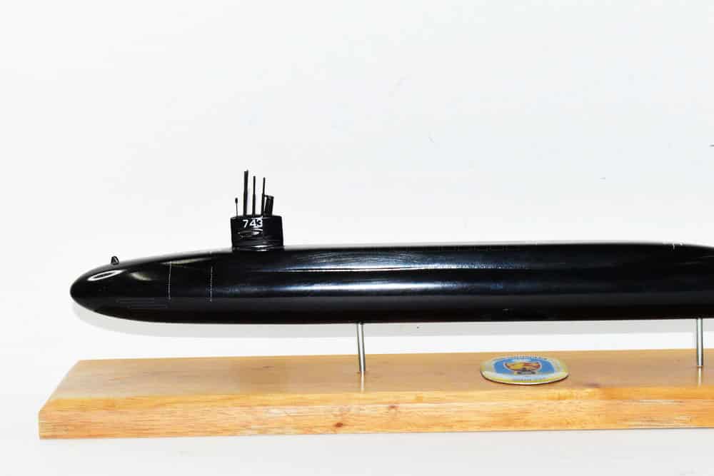 USS Louisiana SSBN-743 Submarine Model (Black Hull)