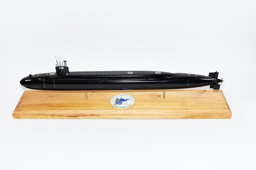 USS West Virginia SSBN-736 Submarine Model (Black Hull)
