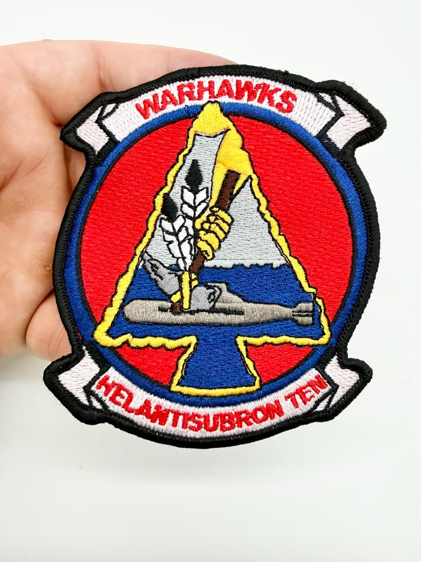 HS-10 Warhawks Squadron Patch – Sew On, 4