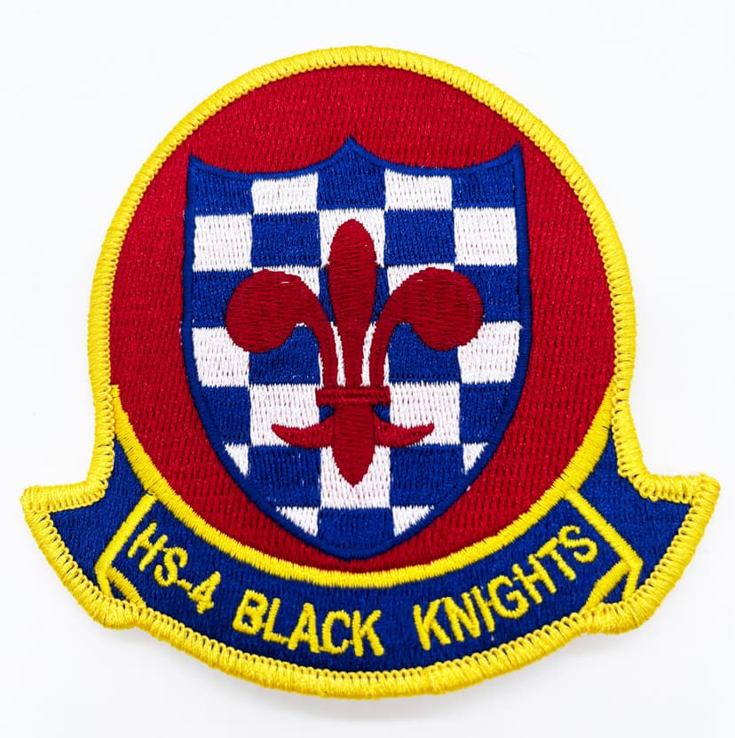 HS-4 Black Knights Squadron Patch