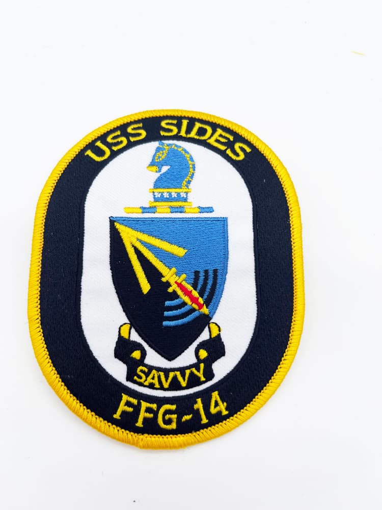 USS Sides, FFG-14, Oliver Hazard Perry Class, Navy Frigate Patch
