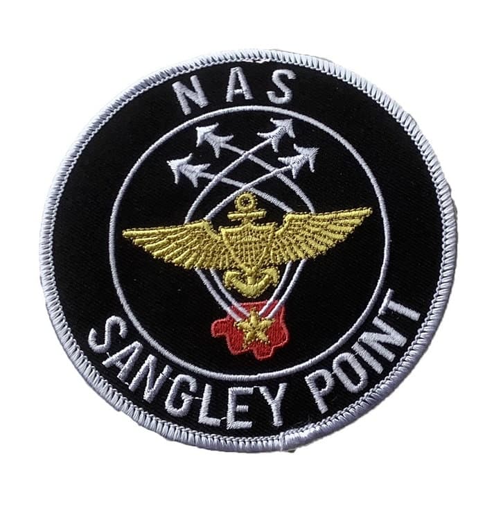 NAS SANGLEY POINT Patch – Plastic Backing