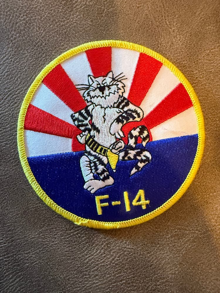 F-14 Patch – Plastic Backing