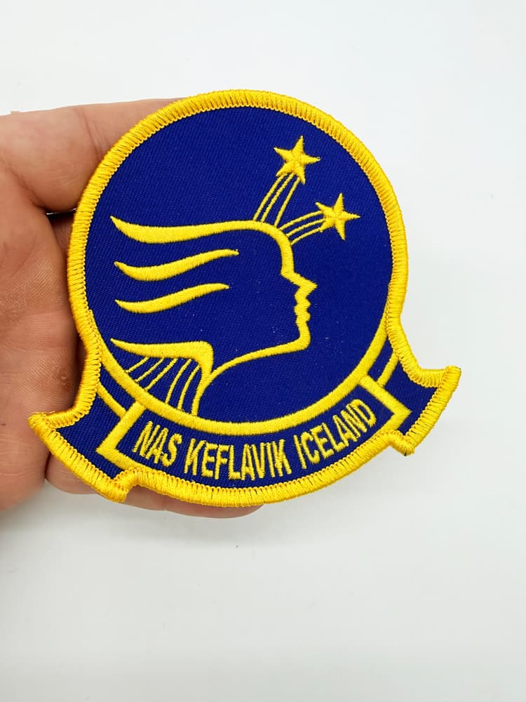 NAS KEFLAVIK ICELAND Patch – Plastic Backing