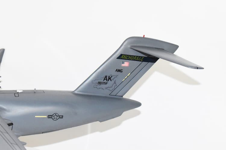 144th Airlift Squadron Alaska ANG C-17 Model