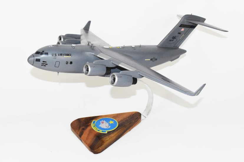 144th Airlift Squadron Alaska ANG C-17 Model