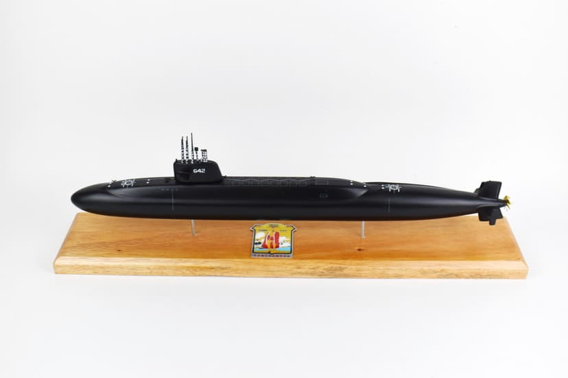 USS Kamehameha SSBN-642 Submarine Model (Black Hull)