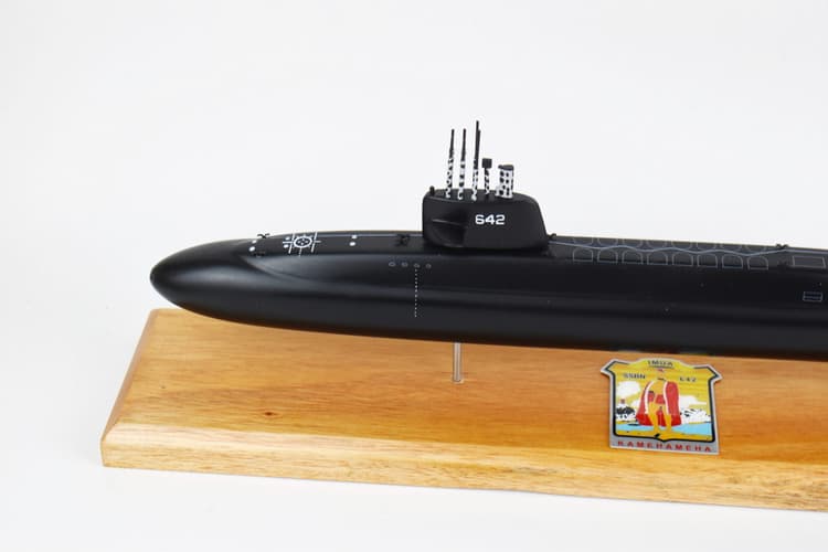USS Kamehameha SSBN-642 Submarine Model (Black Hull)
