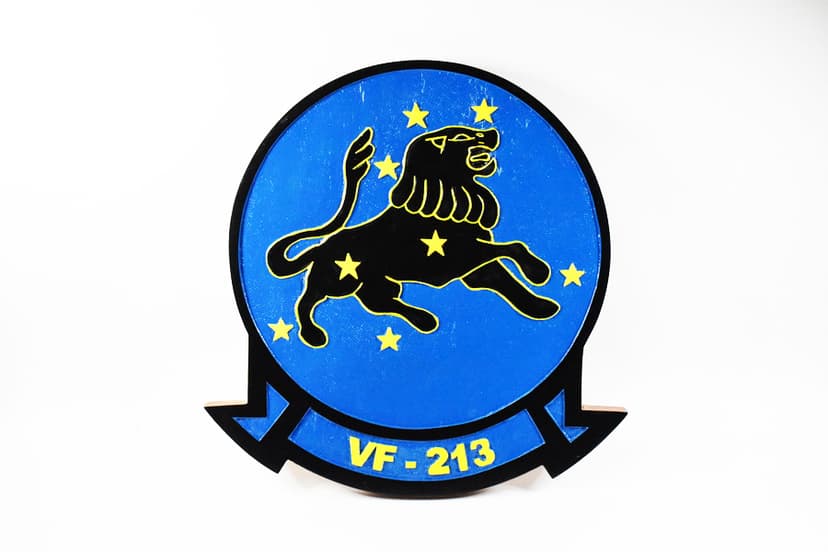 VF-213 Black Lions Plaque