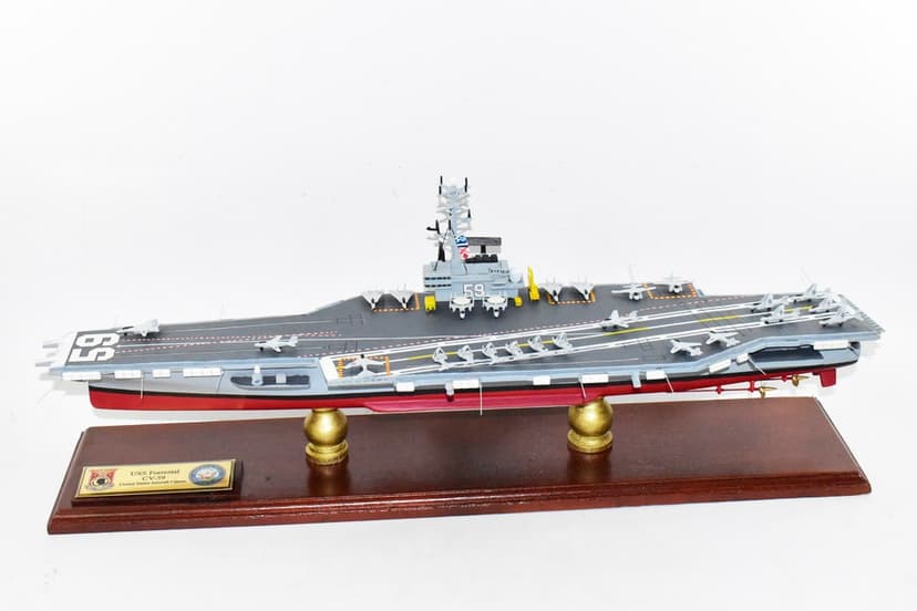 USS Forrestal CV-59 Aircraft Carrier Model