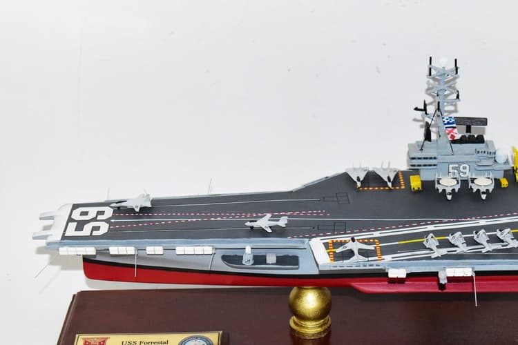 USS Forrestal CV-59 Aircraft Carrier Model