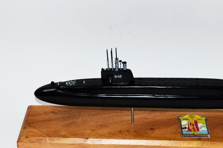 USS Kamehameha SSBN-642 Submarine Model (Black Hull)