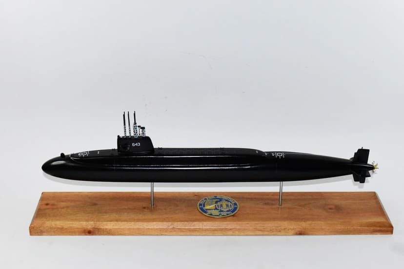 USS George Bancroft SSBN-643 Submarine Model (Black Hull)