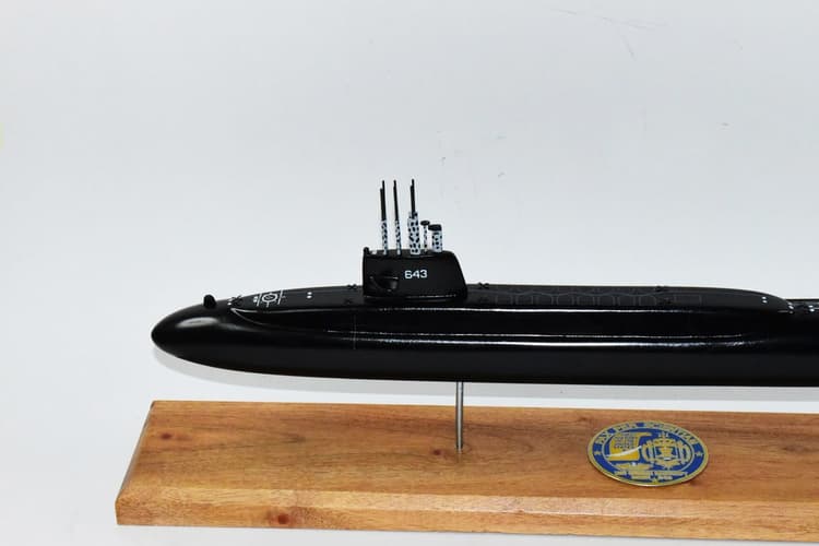 USS George Bancroft SSBN-643 Submarine Model (Black Hull)