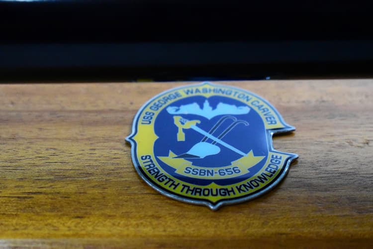 USS George Washington Carver SSBN-656 Submarine Model (Black Hull)