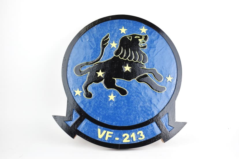 VF-213 Black Lions Plaque